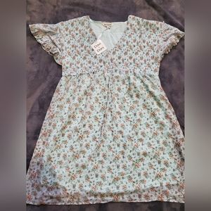 Womens size Medium Baby Blue spring dress